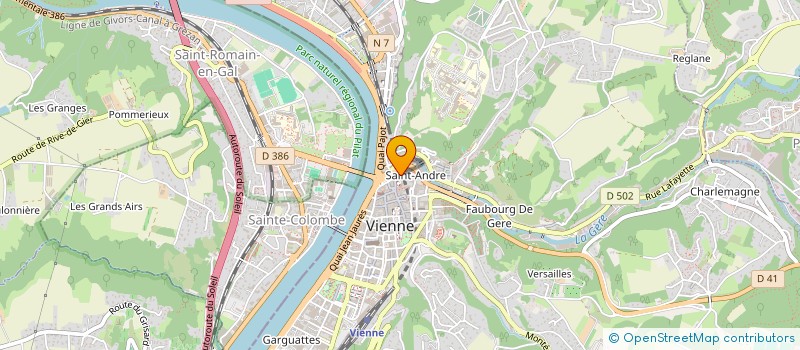 localisation de l'entreprise MONSIEUR GIORGI KUTKHASHVILI à VIENNE