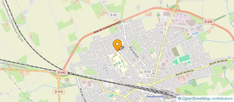 localisation de l'entreprise MONSIEUR GIORGI MEZVRISHVILI  HAZEBROUCK