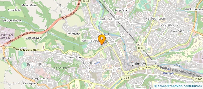 localisation de l'entreprise MONSIEUR GIORGI MURADIAN à QUIMPER