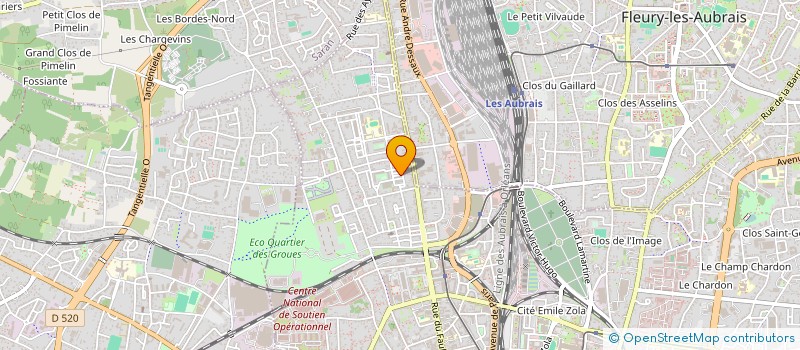 localisation de l'entreprise MONSIEUR GIORGI MUZASHVILI  ORLEANS