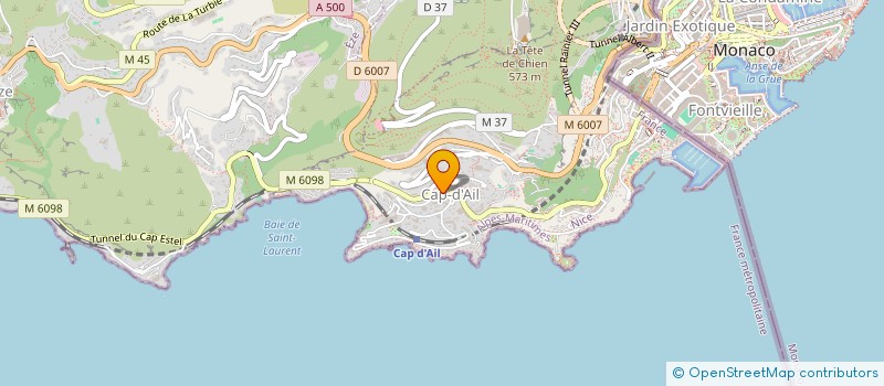 localisation de l'entreprise MONSIEUR GIORGIO BONGIOUANNI à CAP-D'AIL