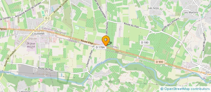 localisation de l'entreprise MONSIEUR GIORGIO DATI  CABRIERES-D'AVIGNON