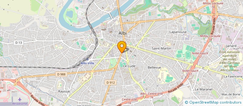 localisation de l'entreprise MONSIEUR GIORGIO GHAFARI  ALBI