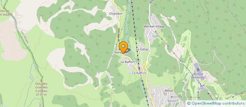 localisation de l'entreprise MONSIEUR GIORGIO PIERONI  LES ALLUES