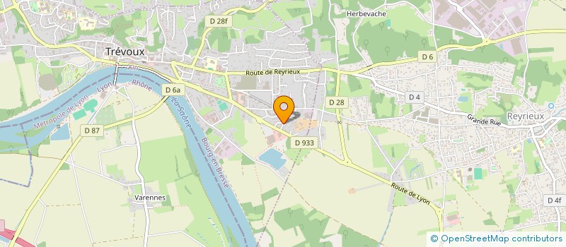 localisation de l'entreprise MONSIEUR GIORGIO PILIA à TREVOUX