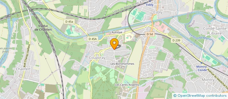 localisation de l'entreprise MONSIEUR GIORGIO SERRI  COUPVRAY