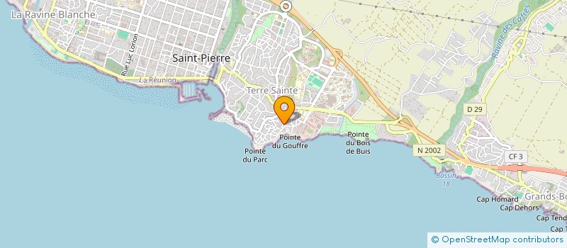 localisation de l'entreprise MONSIEUR GIOVANI BEGUIN  SAINT-PIERRE