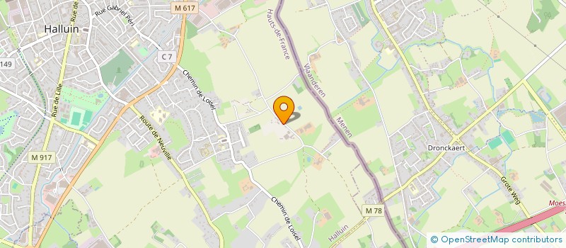 localisation de l'entreprise MONSIEUR GIOVANI BIANCHI  HALLUIN