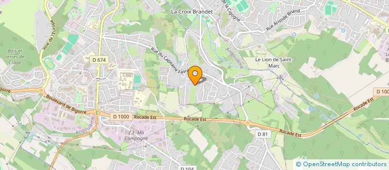 localisation de l'entreprise MONSIEUR GIOVANI CASSINIS à ANGOULEME