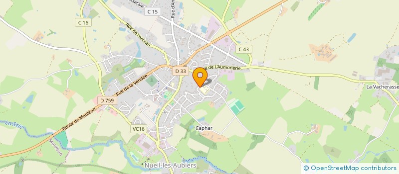 localisation de l'entreprise MONSIEUR GIOVANI CHEVALIER  NUEIL-LES-AUBIERS