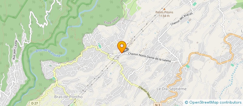 localisation de l'entreprise MONSIEUR GIOVANI FONTAINE  LE TAMPON