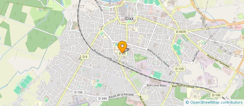 localisation de l'entreprise MONSIEUR GIOVANI GALAN  DAX