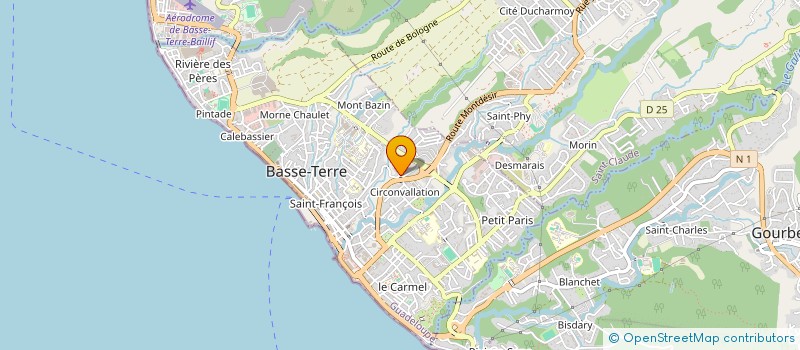 localisation de l'entreprise MONSIEUR GIOVANI LACROIX à BASSE-TERRE