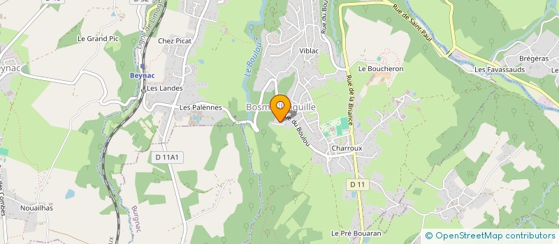 localisation de l'entreprise MONSIEUR GIOVANI LEFLEUR  BOSMIE-L'AIGUILLE