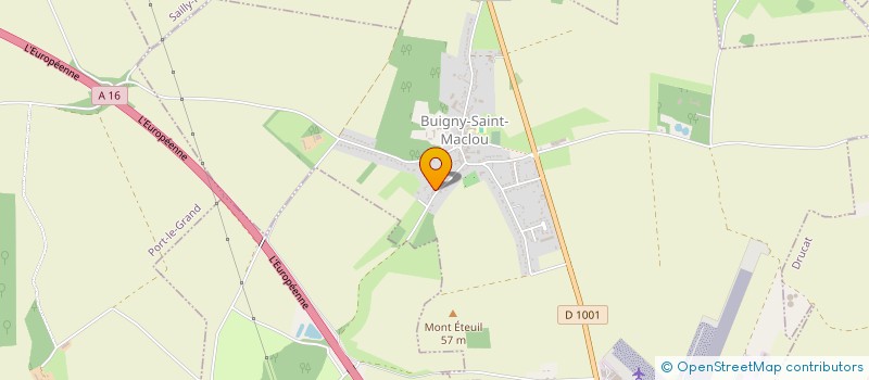 localisation de l'entreprise MONSIEUR GIOVANI PELLEGRIN  BUIGNY-SAINT-MACLOU