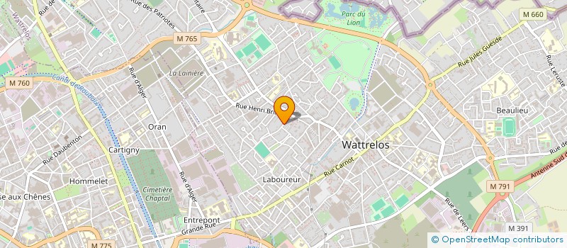 localisation de l'entreprise MONSIEUR GIOVANI VANPOUCKE KAHOUL  WATTRELOS