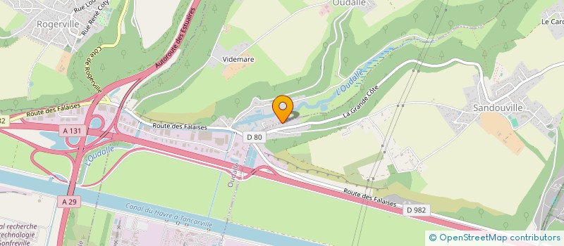 localisation de l'entreprise MONSIEUR GIOVANNE ALFARELA  OUDALLE