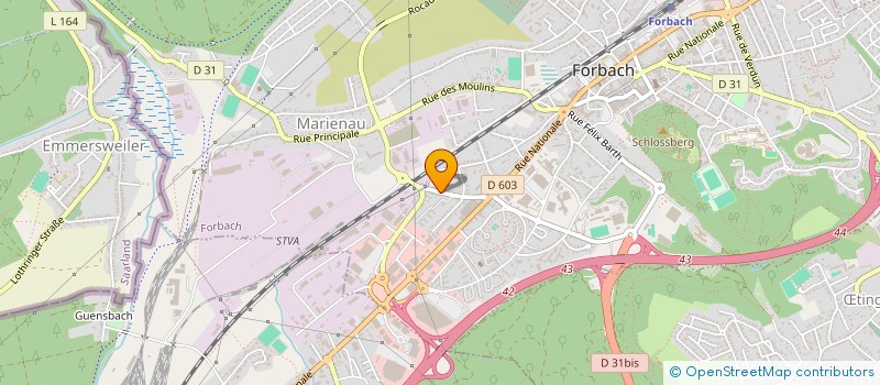 localisation de l'entreprise MONSIEUR GIOVANNI ALBERTO PARATORE  FORBACH