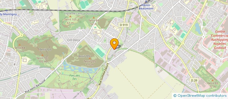 localisation de l'entreprise MONSIEUR GIOVANNI APRILE  HENIN-BEAUMONT