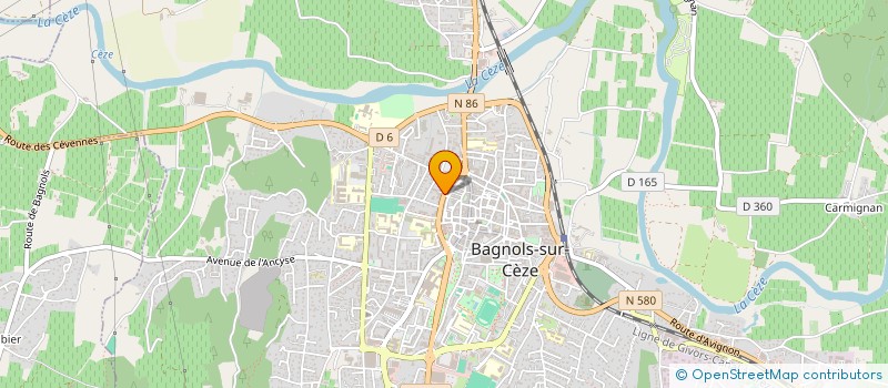 localisation de l'entreprise MONSIEUR GIOVANNI AQUINO à BAGNOLS-SUR-CEZE