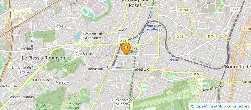 localisation de l'entreprise MONSIEUR GIOVANNI BAUCELIN à SCEAUX