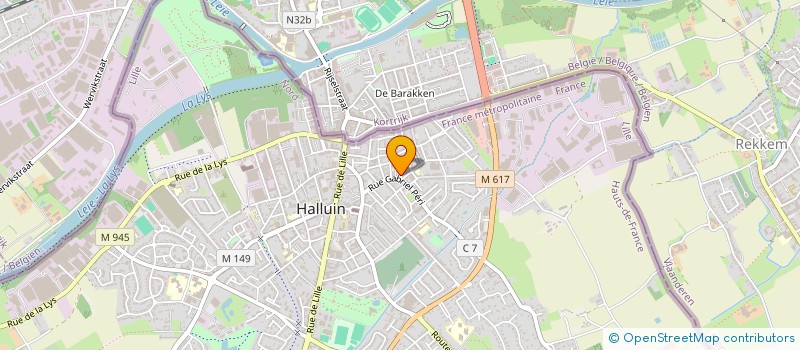 localisation de l'entreprise MONSIEUR GIOVANNI BAUWENS  RONCQ