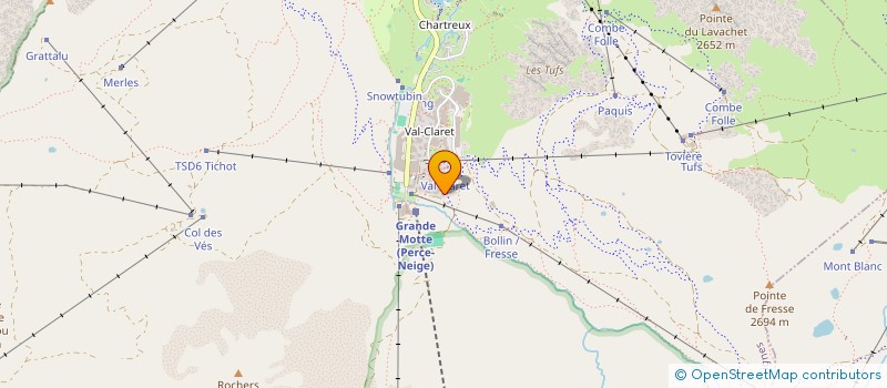 localisation de l'entreprise MONSIEUR GIOVANNI BAXIU  TIGNES