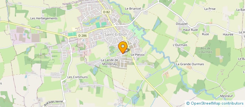 localisation de l'entreprise MONSIEUR GIOVANNI BECHE  SAINT-ERBLON