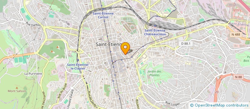 localisation de l'entreprise MONSIEUR GIOVANNI BELLANCA à SAINT-ETIENNE