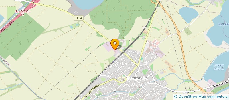 localisation de l'entreprise MONSIEUR GIOVANNI BIASINI  GAMBSHEIM