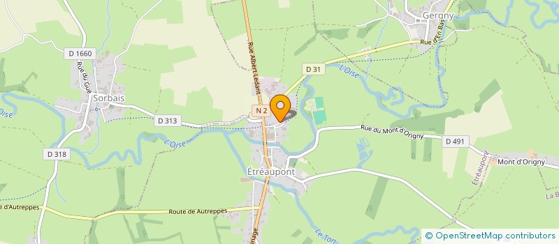 localisation de l'entreprise MONSIEUR GIOVANNI BLANQUIN  ETREAUPONT