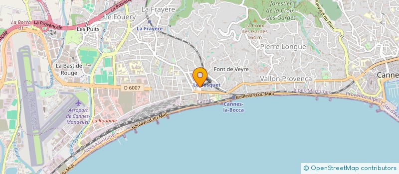 localisation de l'entreprise MONSIEUR GIOVANNI BOETTI  CANNES