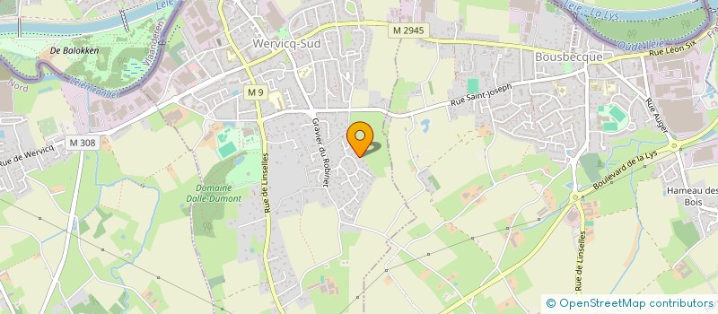 localisation de l'entreprise MONSIEUR GIOVANNI BONACCORSO  WERVICQ-SUD