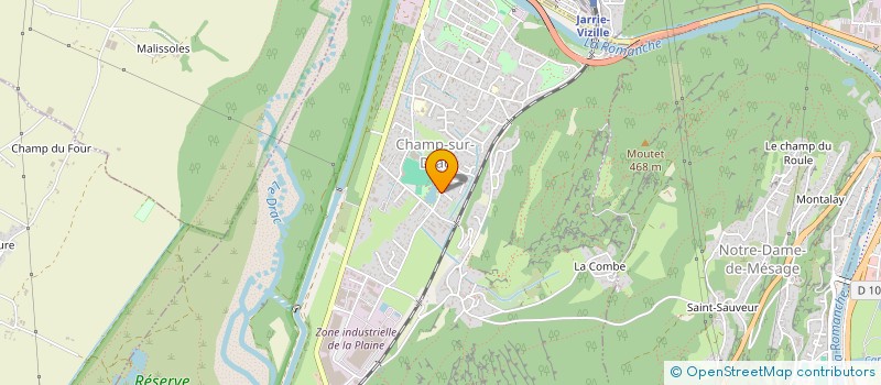 localisation de l'entreprise MONSIEUR GIOVANNI BONSIGNORE  CHAMP-SUR-DRAC