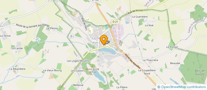 localisation de l'entreprise MONSIEUR GIOVANNI BORTOLUSSI à LA FERRIERE-AUX-ETANGS
