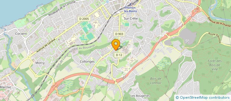 localisation de l'entreprise MONSIEUR GIOVANNI BUSCO  CERVENS