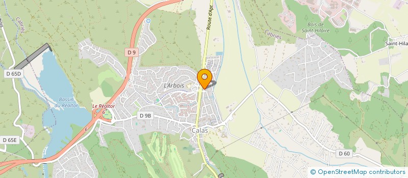 localisation de l'entreprise MONSIEUR GIOVANNI CAFFI  CABRIES