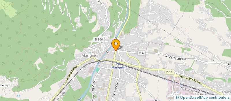 localisation de l'entreprise MONSIEUR GIOVANNI CAMAZZOLA  MARIGNIER