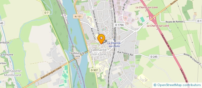 localisation de l'entreprise MONSIEUR GIOVANNI CANOVA à LA CHARITE-SUR-LOIRE