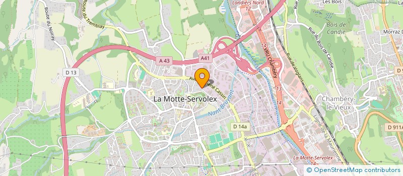 localisation de l'entreprise MONSIEUR GIOVANNI CARUSO  LA MOTTE-SERVOLEX