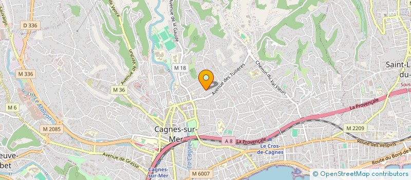 localisation de l'entreprise MONSIEUR GIOVANNI CATARAME à CAGNES-SUR-MER