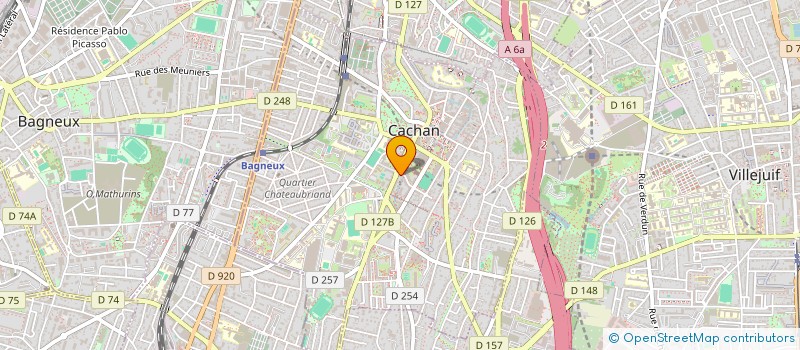 localisation de l'entreprise MONSIEUR GIOVANNI CATTO  CACHAN