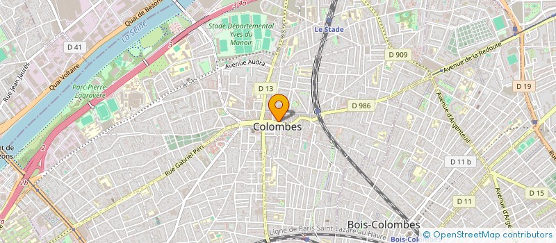 localisation de l'entreprise MONSIEUR GIOVANNI CESAR MILANDOU  COLOMBES