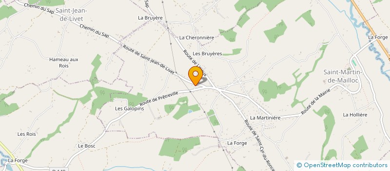 localisation de l'entreprise MONSIEUR GIOVANNI CHAUSSET  SAINT-MARTIN-DE-MAILLOC