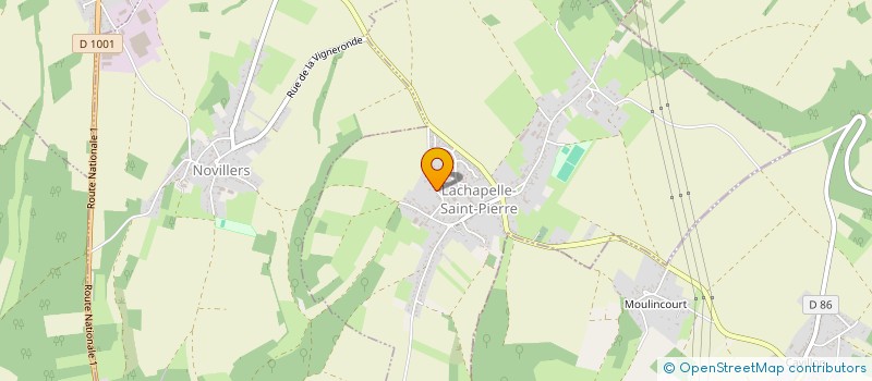 localisation de l'entreprise MONSIEUR GIOVANNI CHIOVETTA  LACHAPELLE-SAINT-PIERRE