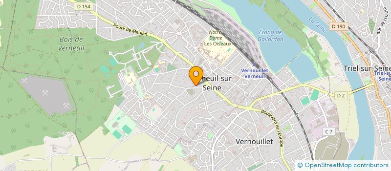 localisation de l'entreprise MONSIEUR GIOVANNI D'ANGELO  VERNEUIL-SUR-SEINE