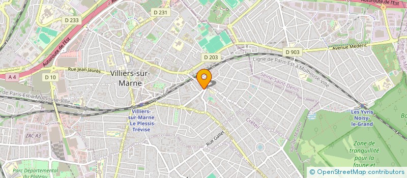 localisation de l'entreprise MONSIEUR GIOVANNI DAMONTE  VILLIERS-SUR-MARNE