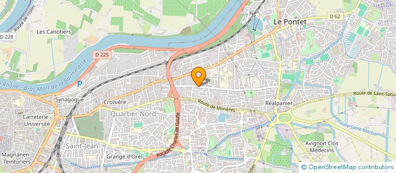 localisation de l'entreprise MONSIEUR GIOVANNI DE ANGELIS  LE PONTET