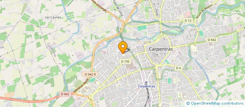 localisation de l'entreprise MONSIEUR GIOVANNI DEIANA à CARPENTRAS