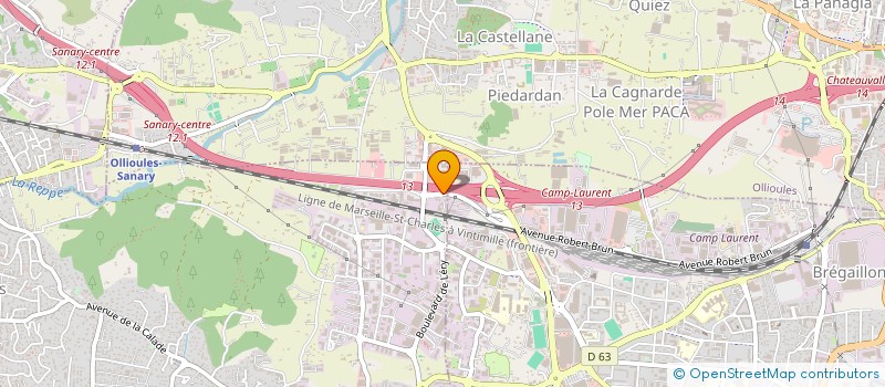 localisation de l'entreprise MONSIEUR GIOVANNI DEL FREO  LA SEYNE-SUR-MER